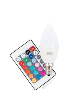 LED ENERGIE LED KYNTTILÄLAMPPU RGB+W KAUKOSÄÄTIMELLÄ, 4,5W