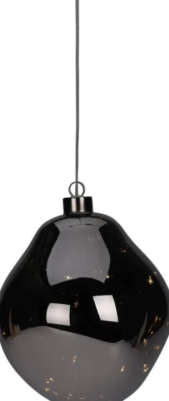 LED JOULUPALLO ORGAANISEN MUOTOINEN 15CM, LÄMMIN VALKOINEN, H
