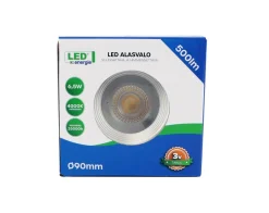LED ENERGIE ALASVALO 6,5W 500LM 4000K PYÖREÄ, SUUNNATTAVA, VALKOINEN