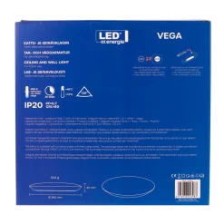 LED ENERGIE KATTOVALAISIN VEGA 18W 1530LM 4000K Ø280MM IP20