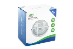 LED ENERGIE LAIVAVALAISIN E27 MAX 40W VALKOINEN KEHYS JA RISTIKKO