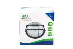 LED ENERGIE LAIVAVALAISIN E27 MAX 40W MUSTA KEHYS JA RISTIKKO