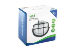 LED ENERGIE LAIVAVALAISIN E27 MAX 40W MUSTA KEHYS JA RISTIKKO