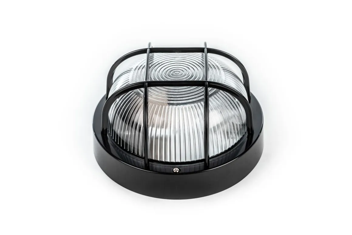LED ENERGIE LAIVAVALAISIN E27 MAX 40W MUSTA KEHYS JA RISTIKKO