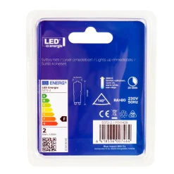 LED ENERGIE LAMPPU G9 2W, 170LM 3000K 2 KPL