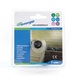 LED ENERGIE LED KOHDEVALO "KIUASVALO" MUSTA