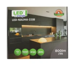 LED ENERGIE LED-NAUHA COB IP20 10W/M 800LM/M 4000K ADAPTERILLA