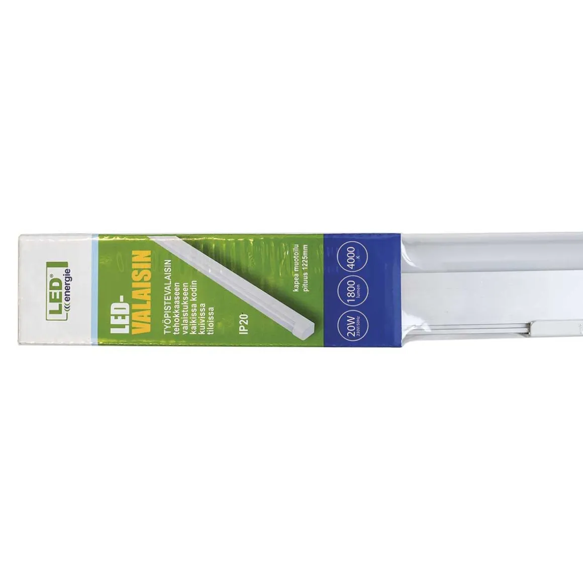 LED ENERGIE LED TYÖPISTEVALAISIN, T8, 20W, IP20, 1800LM