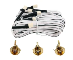 LED ENERGIE LISÄLAMPUT 3 KPL LED VALOSARJAAN 7031, MESSINKI