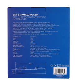 LED ENERGIE PANEELIVALAISIN CLIP-ON 3CCT DIM 18W, 1500LM, 3000-