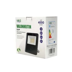LED ENERGIE VALONHEITIN SLIM LED 50W MW, LIIKETUNNISTIN, 4000LM