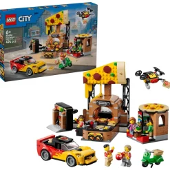 LEGO 60496 PIZZARAVINTOLA JA TOIMITUSKULKUNEUVOT