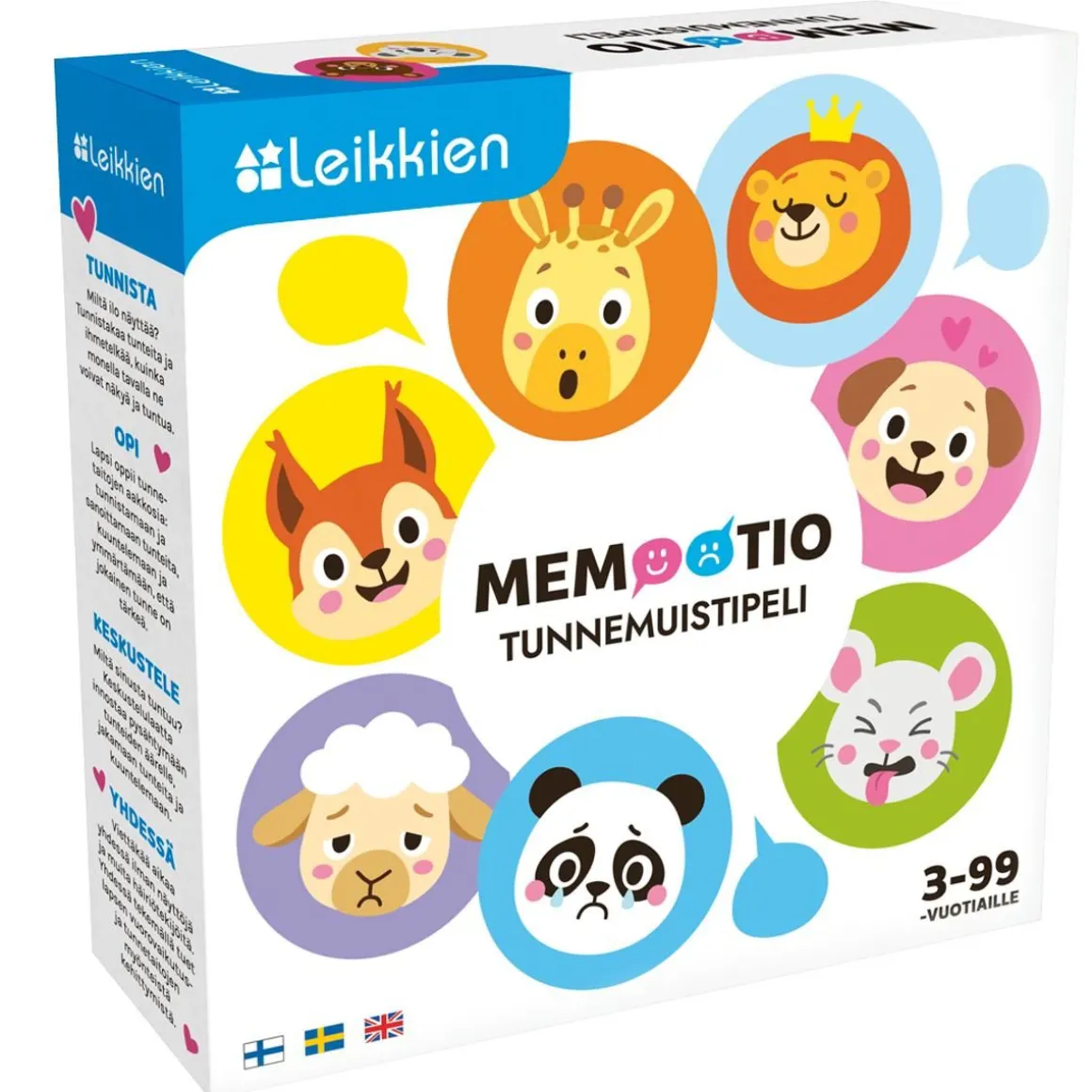 LEIKKIEN MEMOOTIO TUNNEMUISTIPELI