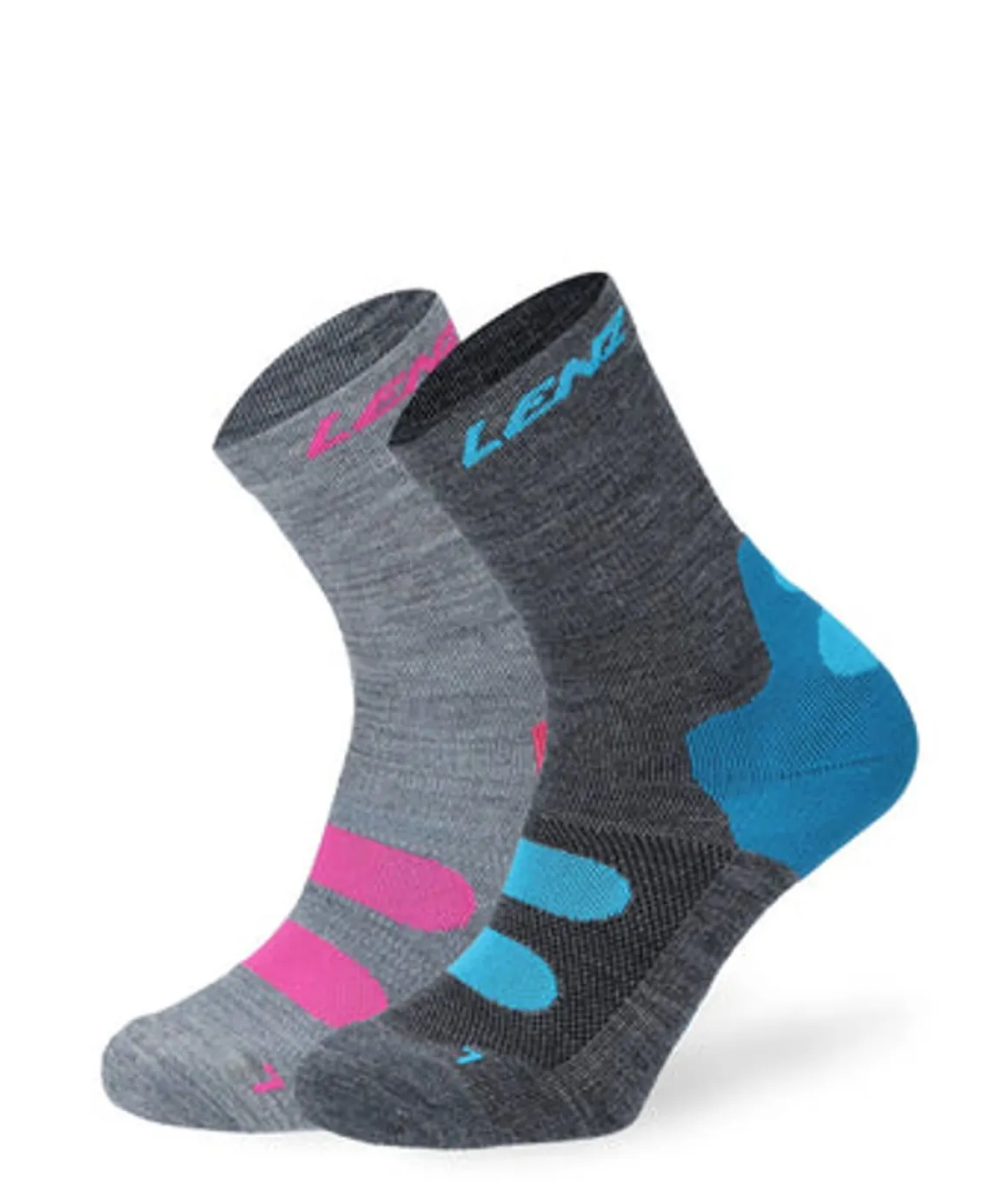 LENZ OUTDOOR 1.0 2-PACK 39-41 PINK / TURKOOSI