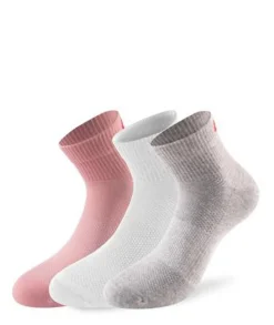 LENZ PERFORMANCE QUARTER TECH SUKKA PINKKI/HARMAA/VALKOINEN 39-