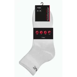 LENZ PERFORMANCE QUARTER TECH SUKKA 3-PACK VALKOINEN 43-46