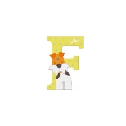 LETTER F FOX TERRIER