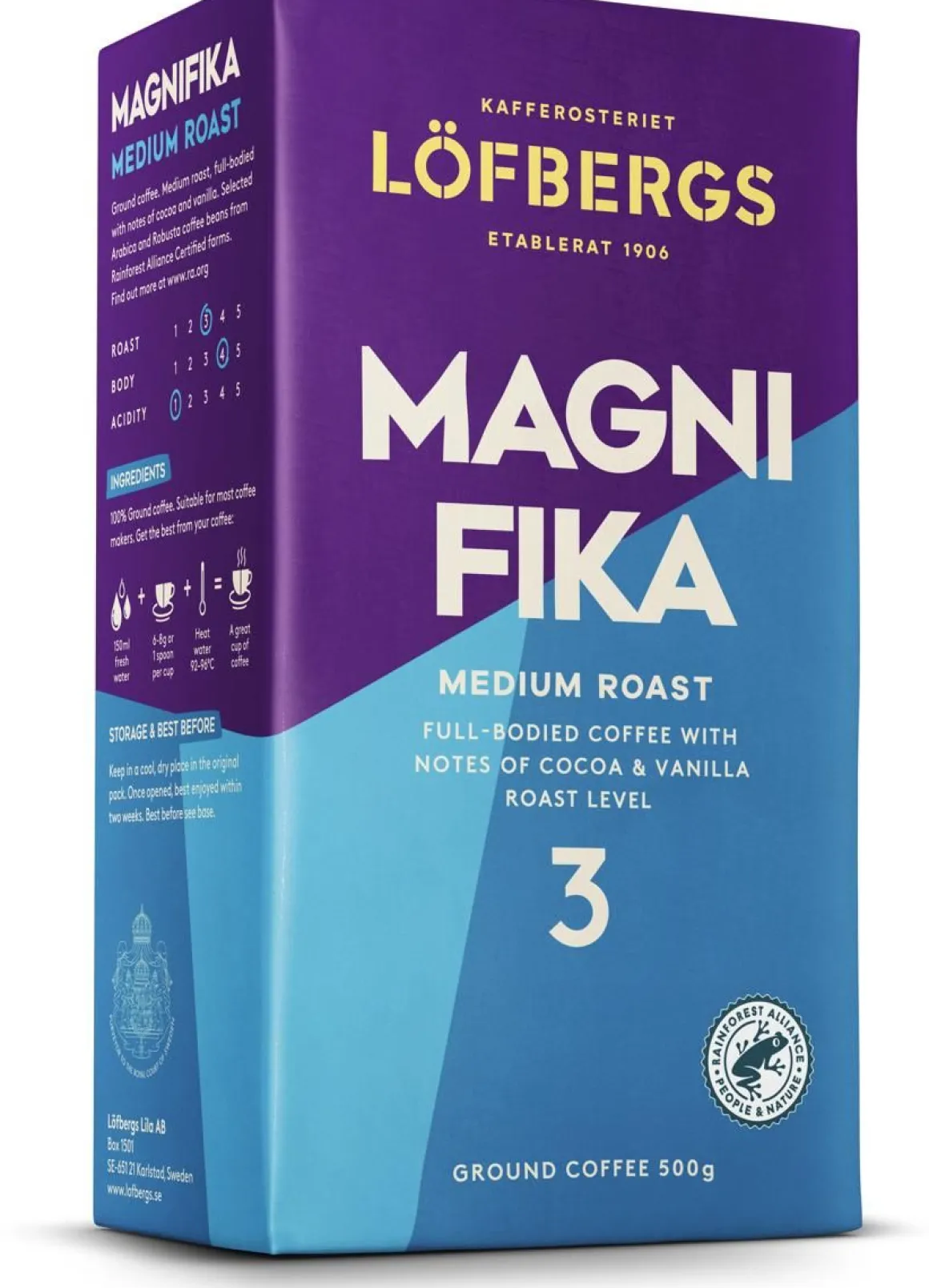 LÖFBERGS LILA KAHVI MAGNIFIKA SJ 500 G