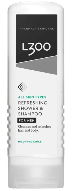 L300 FOR MEN KOSTEUTTAVA SHOWER & SHAMPOO 250 ML
