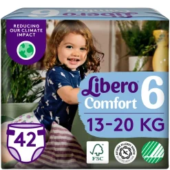 LIBERO COMFORT TEIPPIVAIPPA KOKO 6 13-20KG 42 KPL
