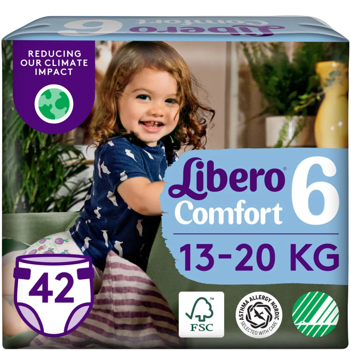 LIBERO COMFORT TEIPPIVAIPPA KOKO 6 13-20KG 42 KPL
