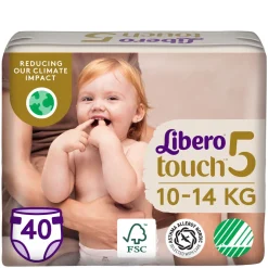 LIBERO TOUCH TEIPPIVAIPPA KOKO 5 10-14 KG 40 KPL