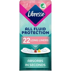 LIBRESSE LONG EXTRA PROTEC PIKKUHOUSUNSUOJA 22 KPL
