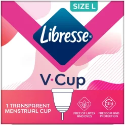 LIBRESSE V-CUP KUUKAUTISKUPPI L