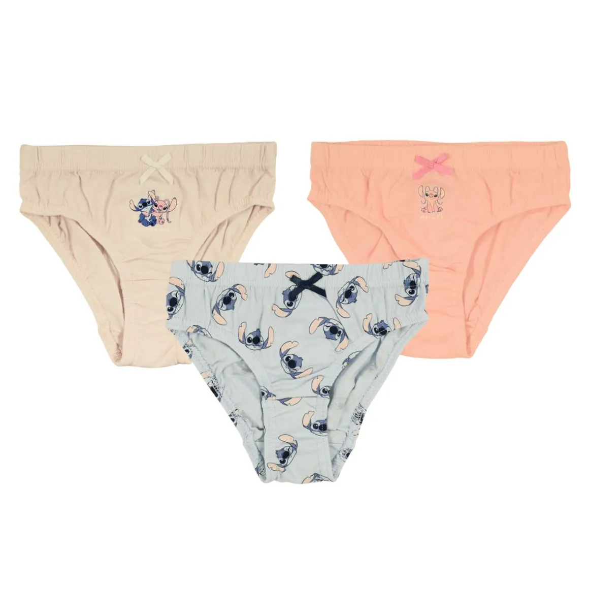 LILO&STITCH TYTTÖJEN LILO&STITCH 3-PACK ALUSHOUSUT 120
