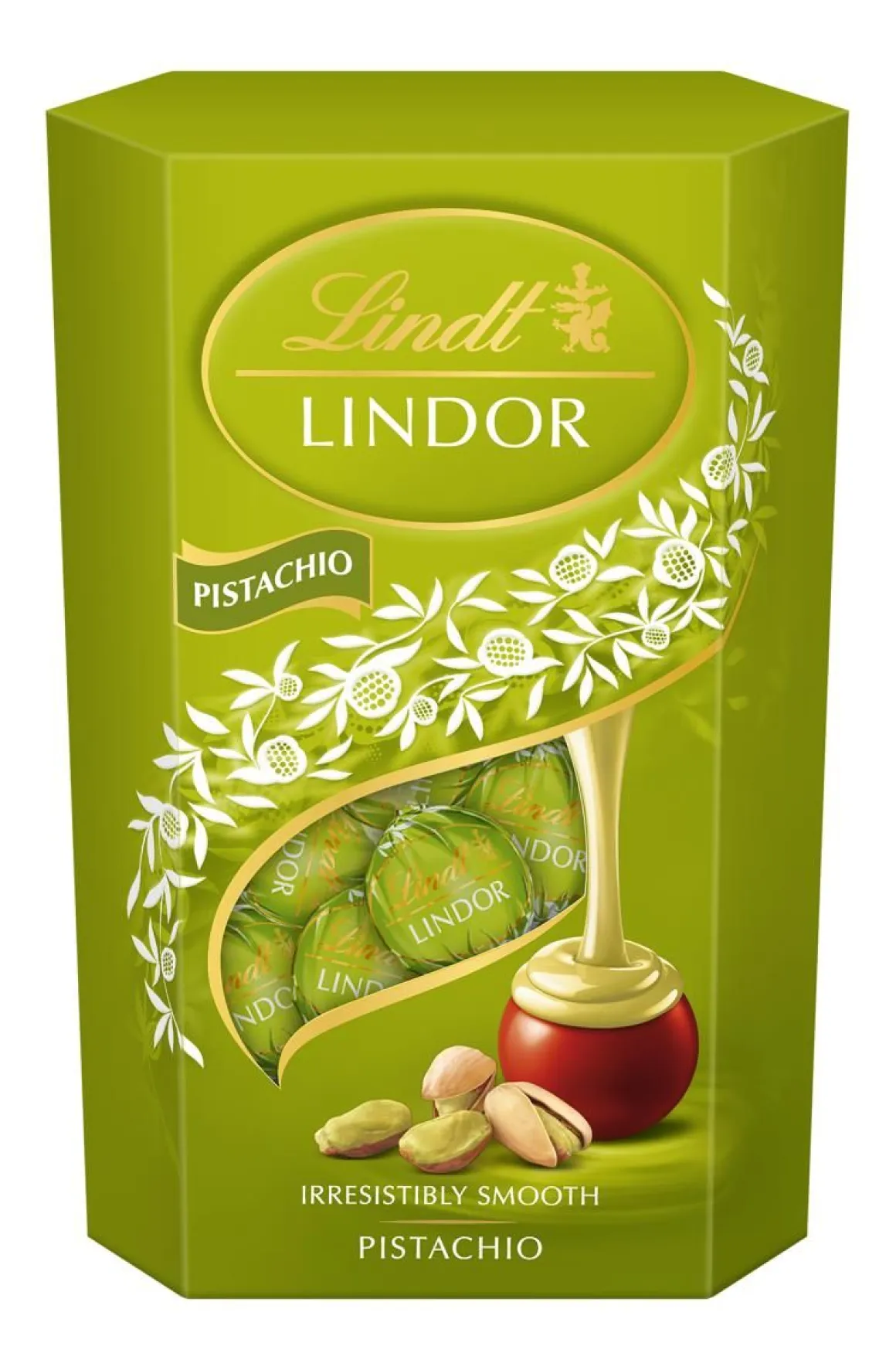 LINDT LINDOR SUKLAAKUULA PISTAASI 200 G