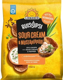 LINKOSUO RUISSIPSI SOURCREAM &  MUSTAPIPPURI 150 G