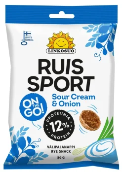 LINKOSUO RUIS SPORT PIENET RUISNAPIT SOUR CREAM & ONION 50 G