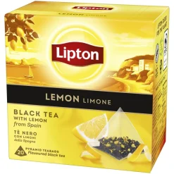 LIPTON LEMON PYRAMIDI MUSTA TEE 20PS 408 G