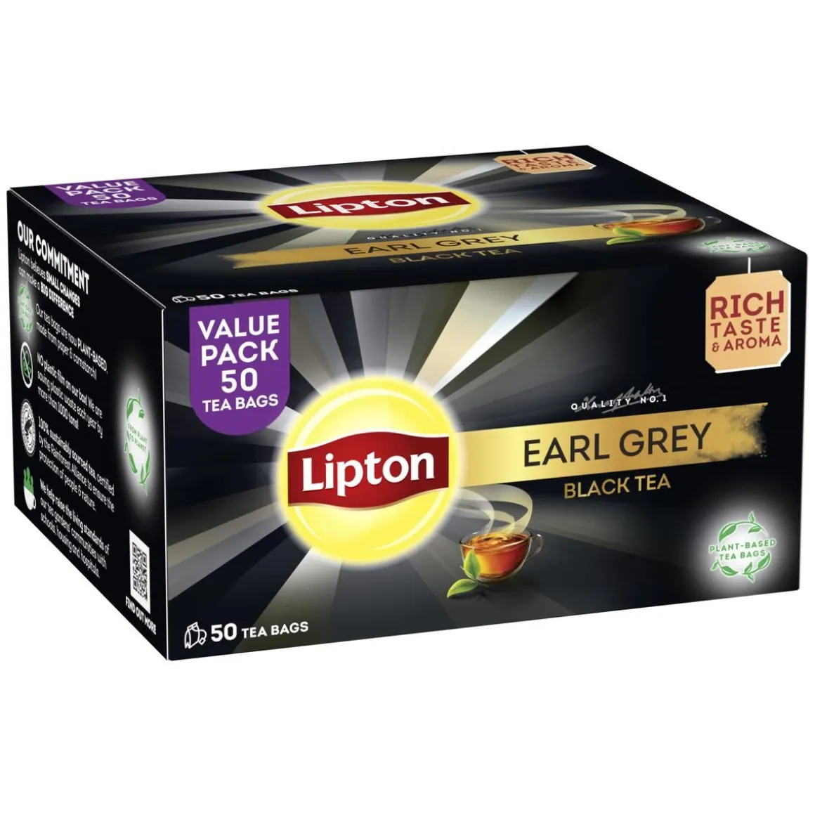 LIPTON MUSTA TEE EARL GREY 50PS 80 G