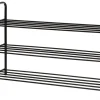 4LIVING KENKÄTELINE NOOA 3 TASOA 93X35X60 CM MUSTA