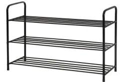 4LIVING KENKÄTELINE NOOA 3 TASOA 93X35X60 CM MUSTA