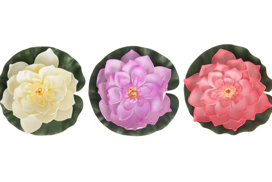 4LIVING LOTUS KUKKA KELLUVA 21 CM TEKOKASVI LAJITELMA