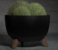 4LIVING RUUKKU ROMA LINE ECO JALALLINEN 47 CM MUSTA