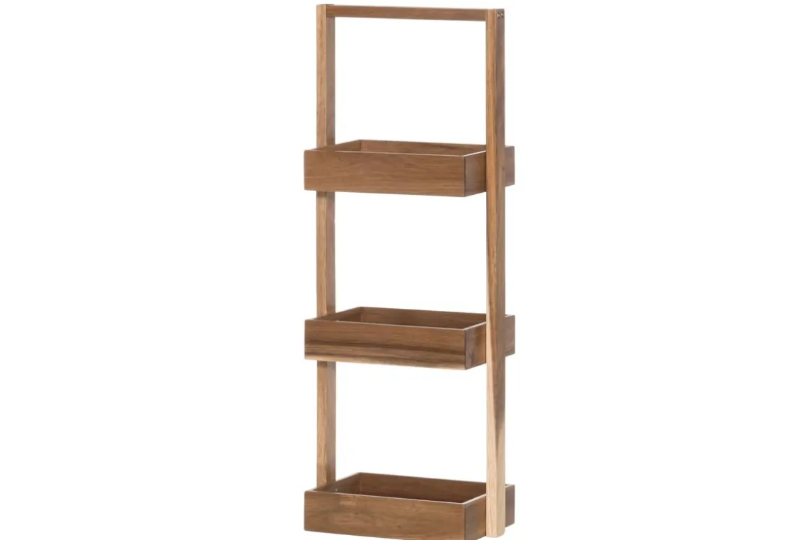 4LIVING SÄILYTYSHYLLYKKÖ 3 LOKEROLLA AKAASIA 70 CM