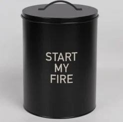 4LIVING START MY FIRE SYTYTYSPALOJEN SÄILYTYSPURKKI MUSTA