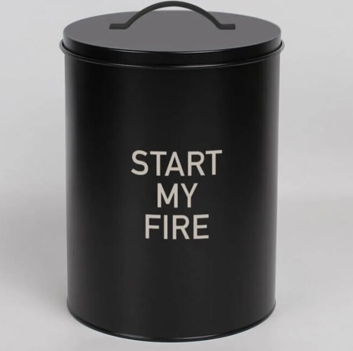 4LIVING START MY FIRE SYTYTYSPALOJEN SÄILYTYSPURKKI MUSTA