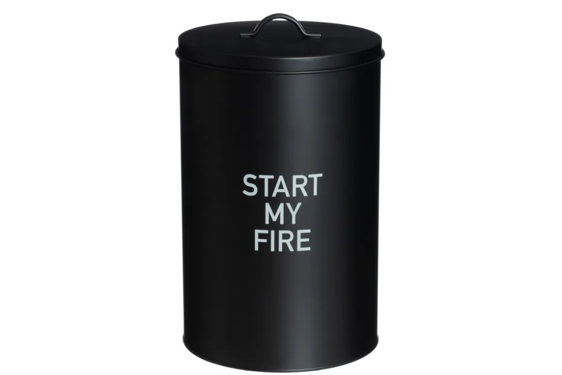 4LIVING START MY FIRE SYTYTYSPALOJEN SÄILYTYSPURKKI MUSTA