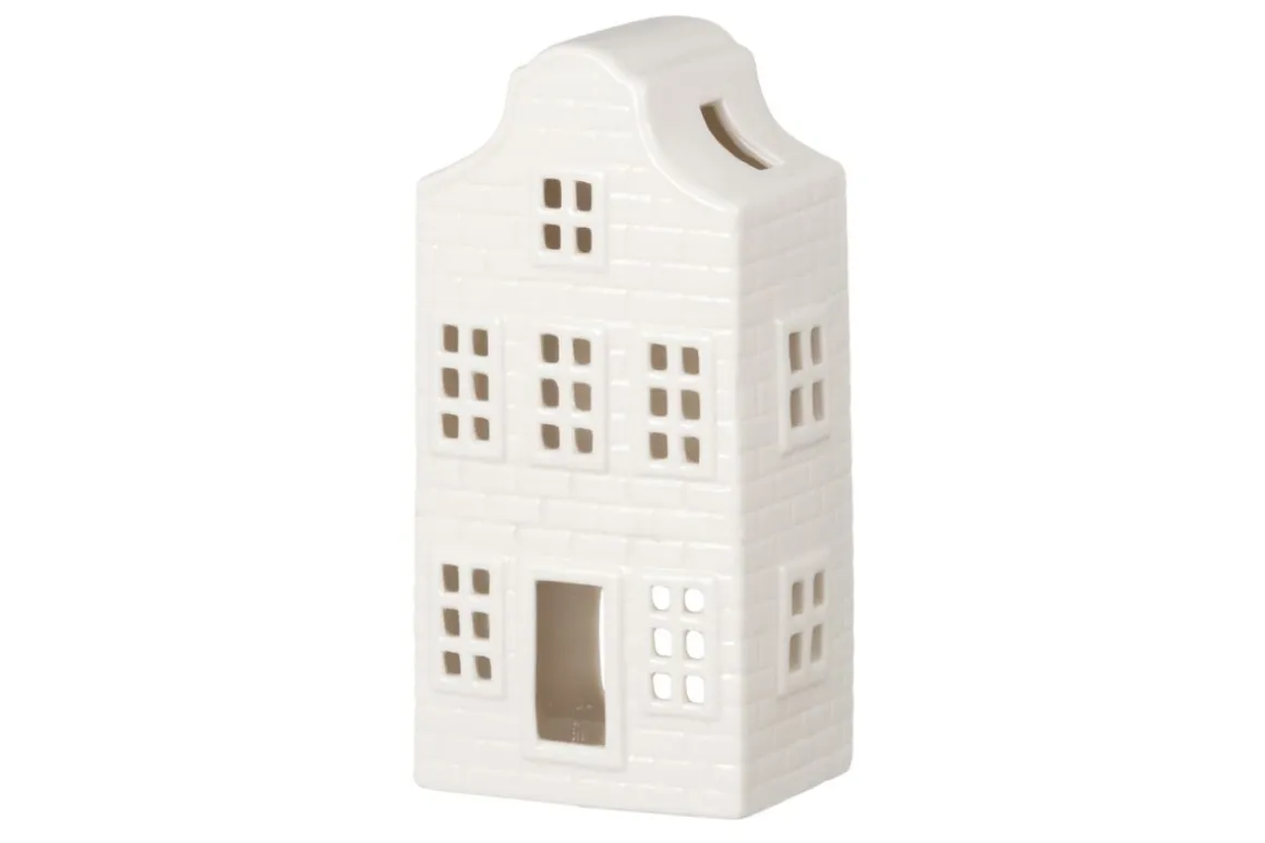 4LIVING TALOLYHTY COPENHAGEN VALKOINEN 18 CM