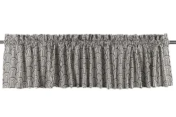 4LIVING VERHOKAPPA CURVE 45X250CM MUSTA