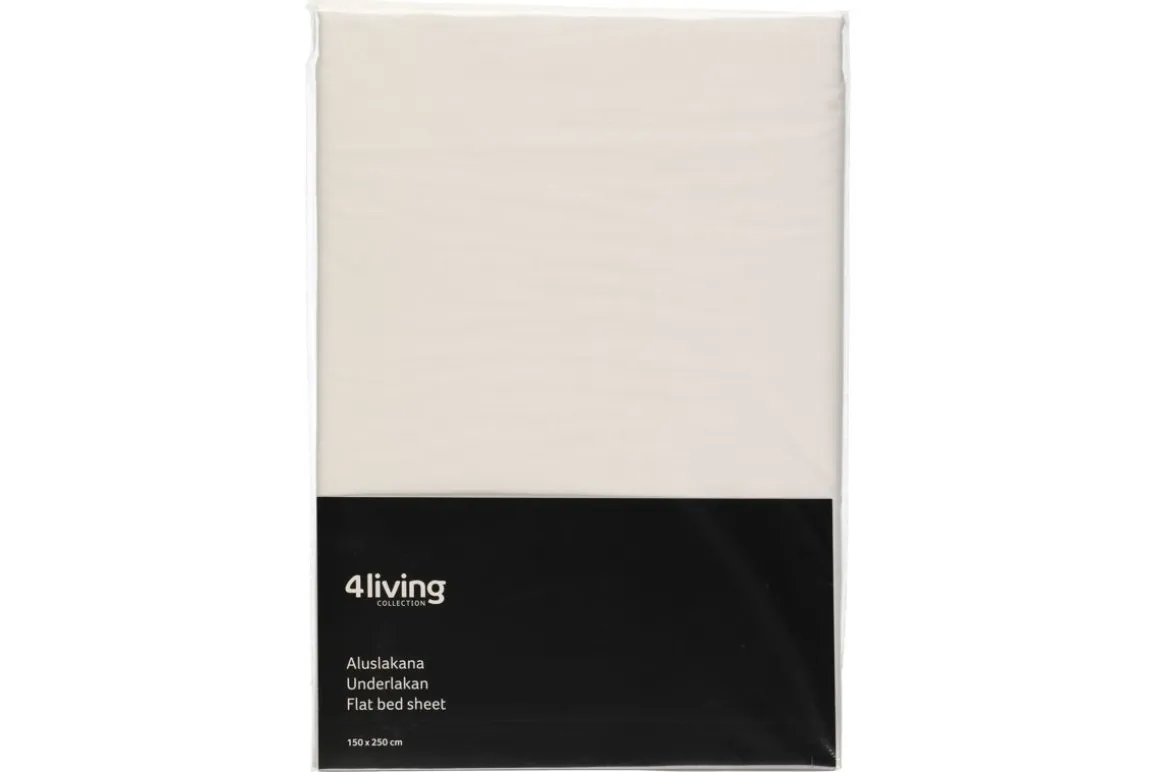 4LIVING ALUSLAKANA 150X250 CM VALKOINEN