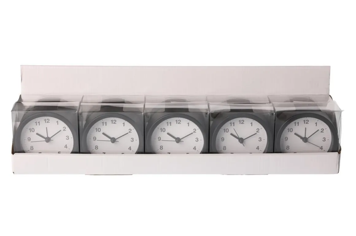 4LIVING HERÄTYSKELLO MATTINA MUSTA 8,5 CM