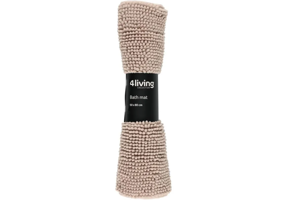 4LIVING KYLPYHUONEMATTO CHENILLE 50X80 CM BEIGE