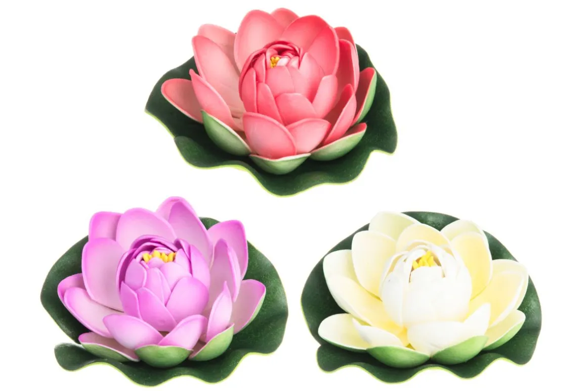 4LIVING LOTUS KUKKA KELLUVA 10 CM TEKOKASVI LAJITELMA