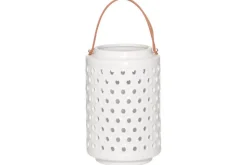 4LIVING LYHTY KERAAMINEN 24 CM VALKOINEN