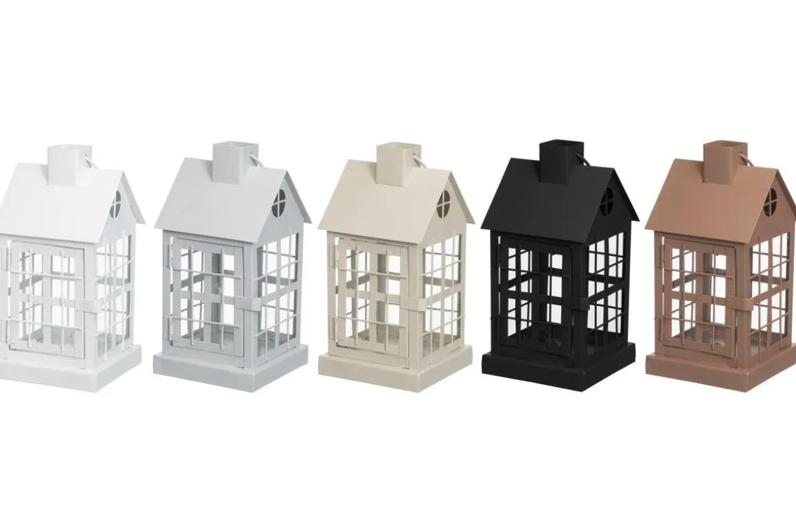 4LIVING LYHTY TALO METALLI 12,5X12,5X25 CM LAJITELMA